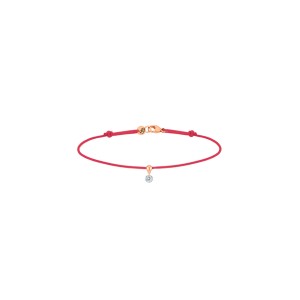 Bracelet Cordon BB diamant 0,10ct – or rose